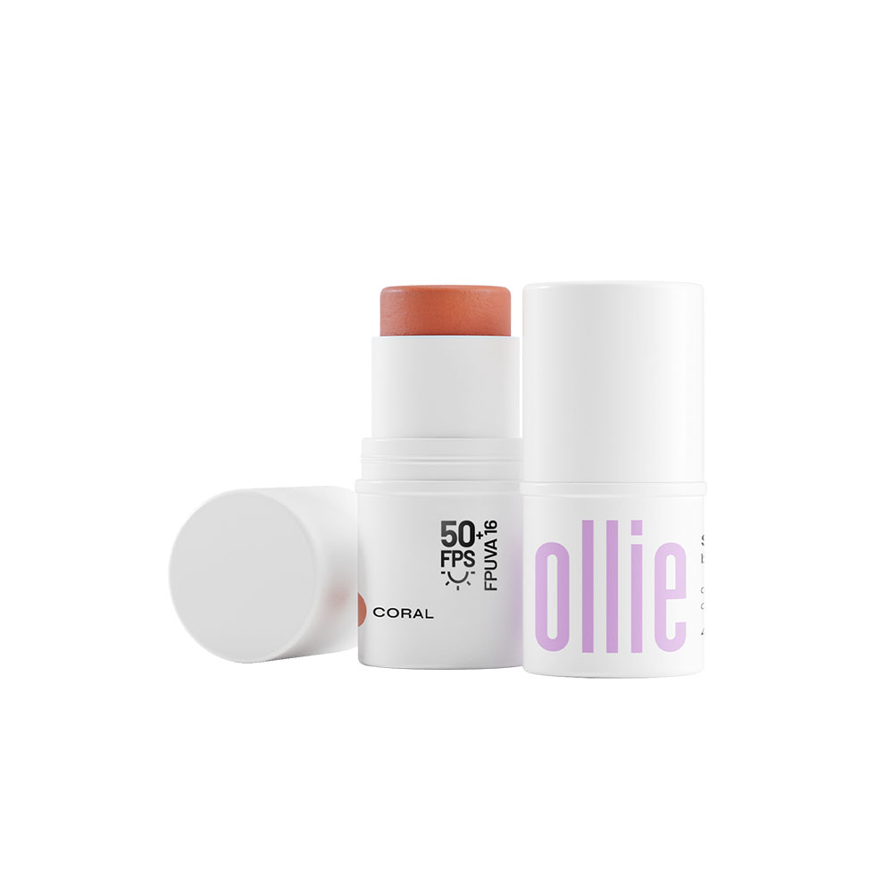 BARRA 3 EN 1 RUBOR, LABIAL Y SOMBRA FPS 50 (BARRA MULTIUSOS CON PROTECTOR)